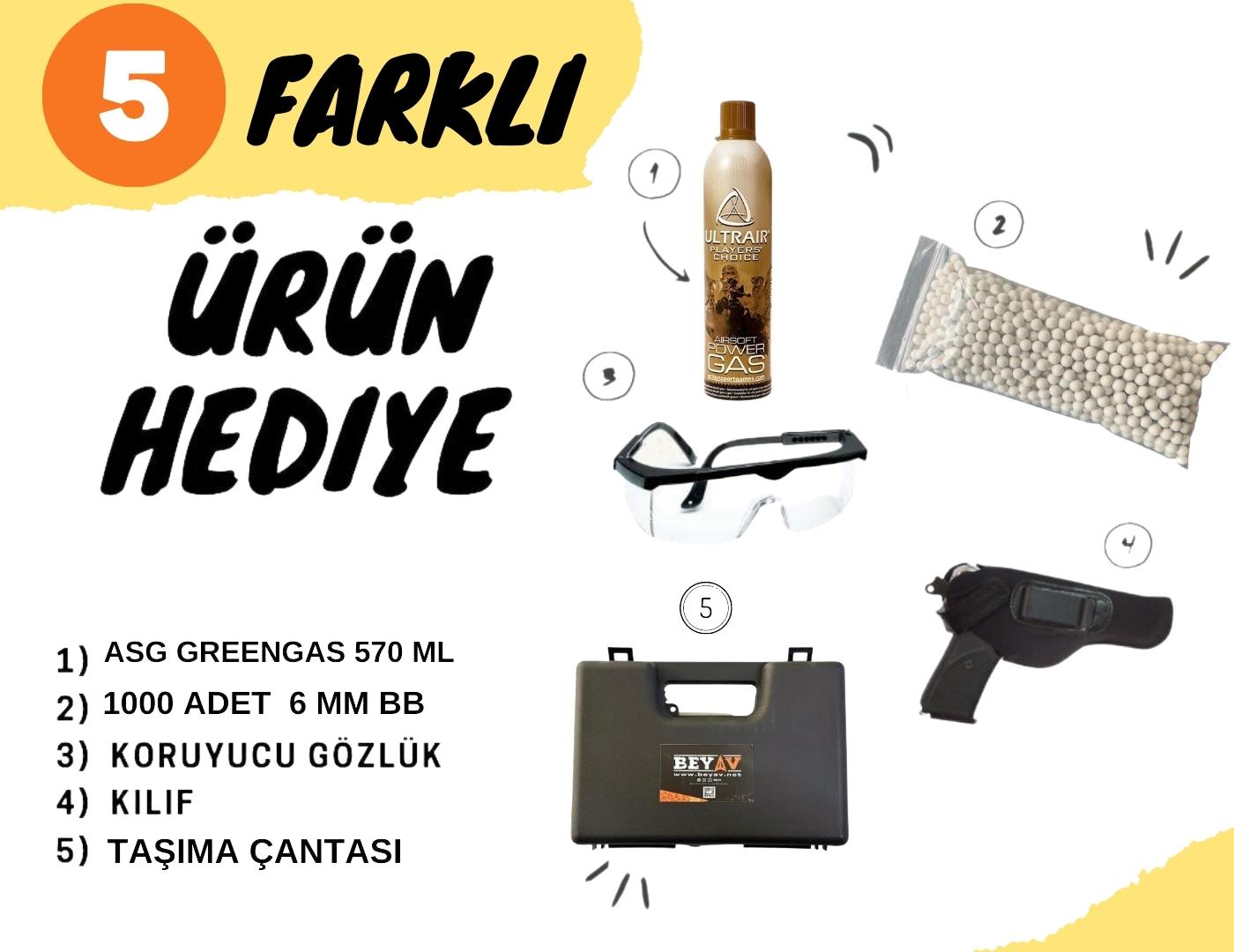 Airsoft Hediye Çantalı Set