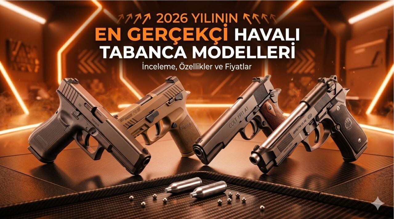 En Gerçekçi Havalı Tabanca Modelleri (2026 yılı)