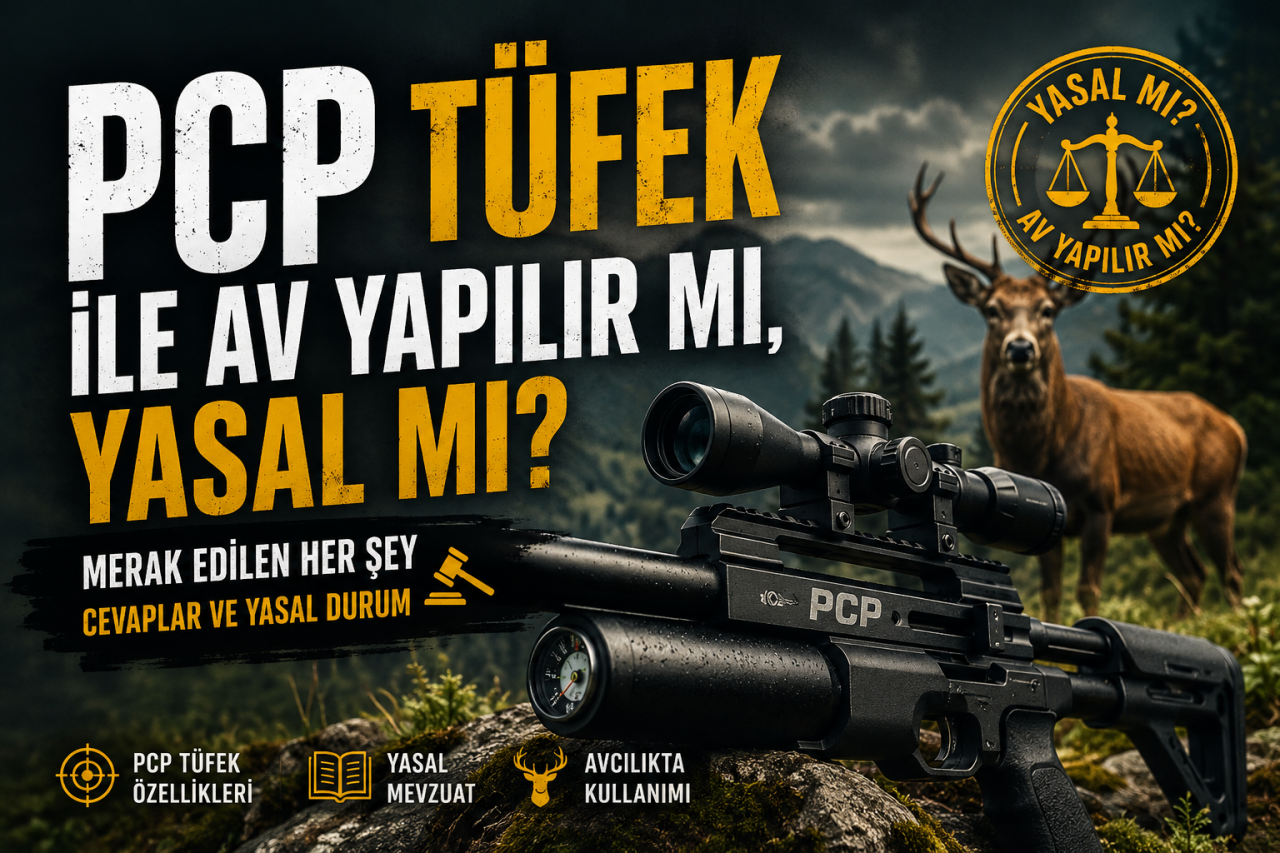 PCP Tüfek ile Av Yapılır mı, Yasal mı?