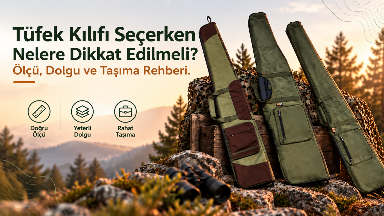 Tüfek Kılıfı Seçerken Nelere Dikkat Edilmeli? Ölçü, Dolgu ve Taşıma Rehberi