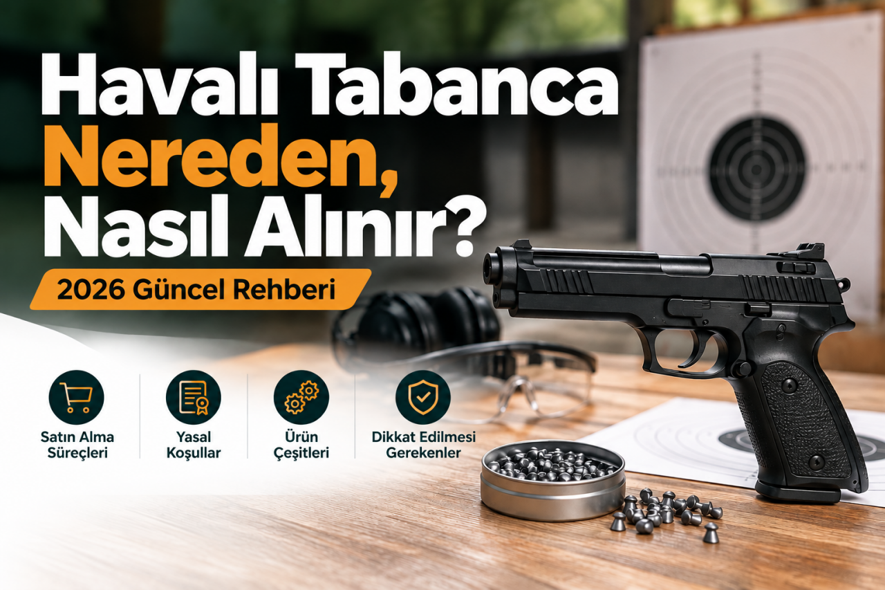 Havalı Tabanca Nereden, Nasıl Alınır?