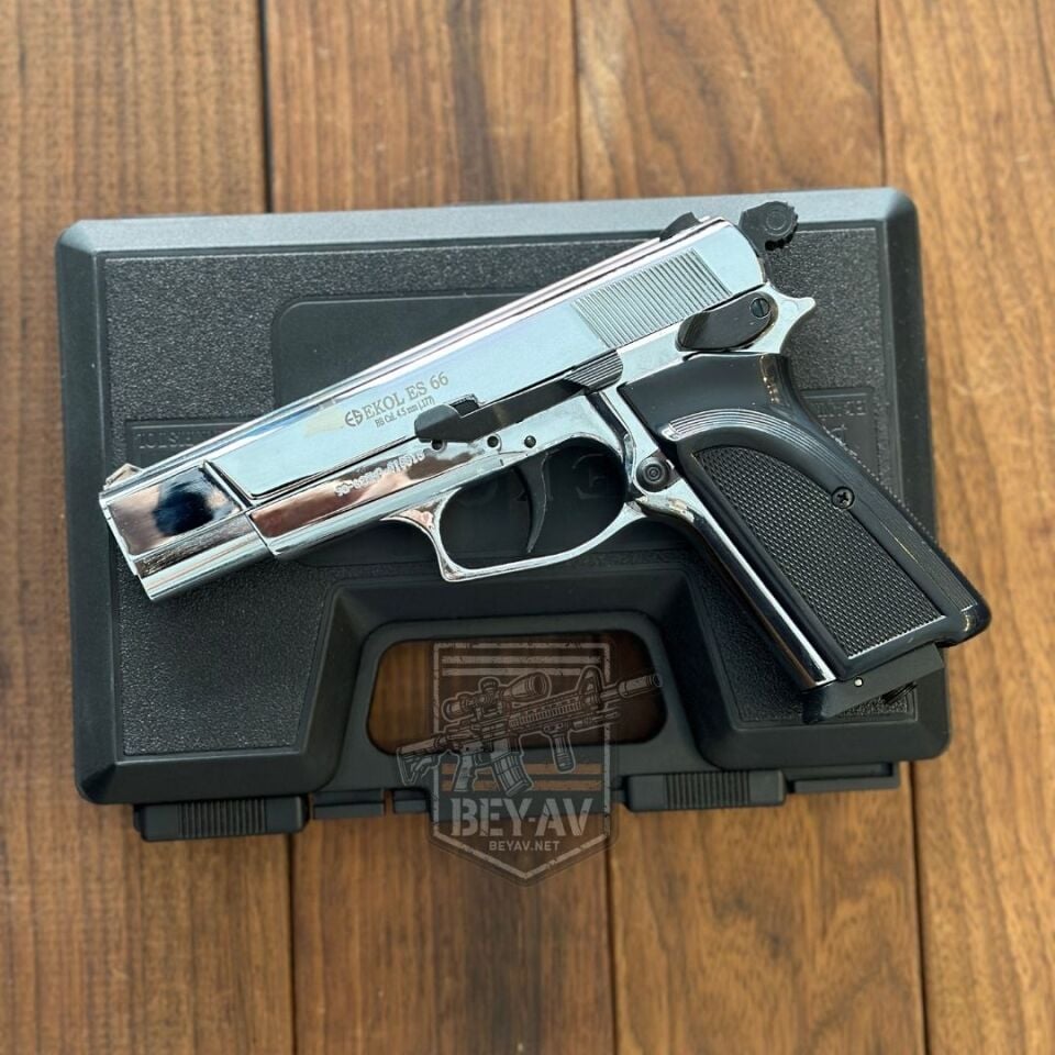 EKOL ES 66 Havalı Tabanca 4.5 mm - Parlak Beyaz