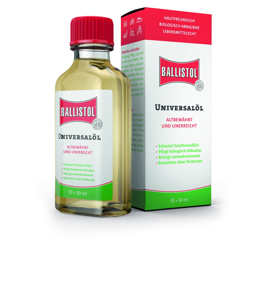 Ballistol Universal Yağ 50 ml (Cam Şişe)