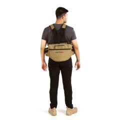 Hunthink Çantalı Yelek,Avcı Çantası Camel