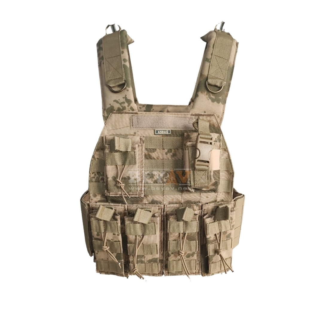 HUNTEC TAKTIKAL  YELEK SİYAH Çöl Kamuflaj