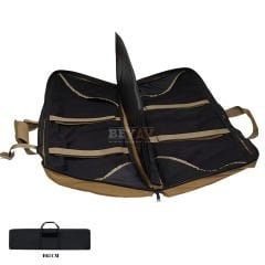 Bey Av Tüfek Taşıma Çantası Çift Tüfek ,Tan Rengi