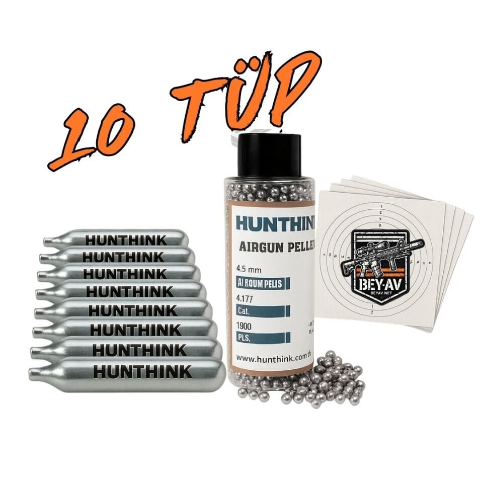 Avantajlı Havalı Tabanca Bb ve CO2 Tüp seti