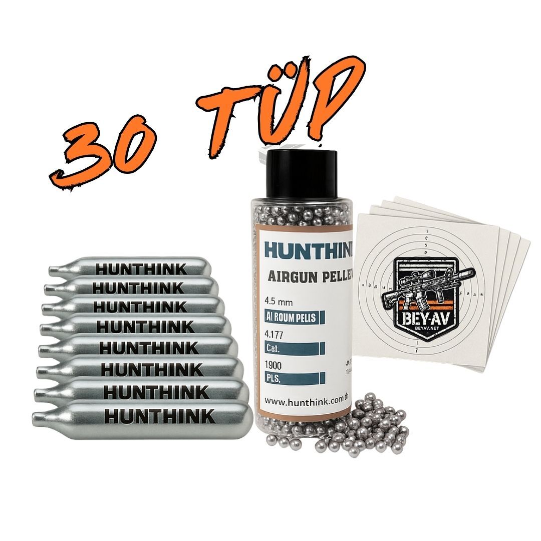 Avantajlı Havalı Tabanca Bb ve CO2 30 Tüp seti
