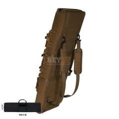 Bey Av Tüfek Taşıma Çantası Çift Tüfek ,Haki