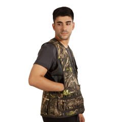 Hunthink Saz Desenli Kamuflaj Avcı Yeleği