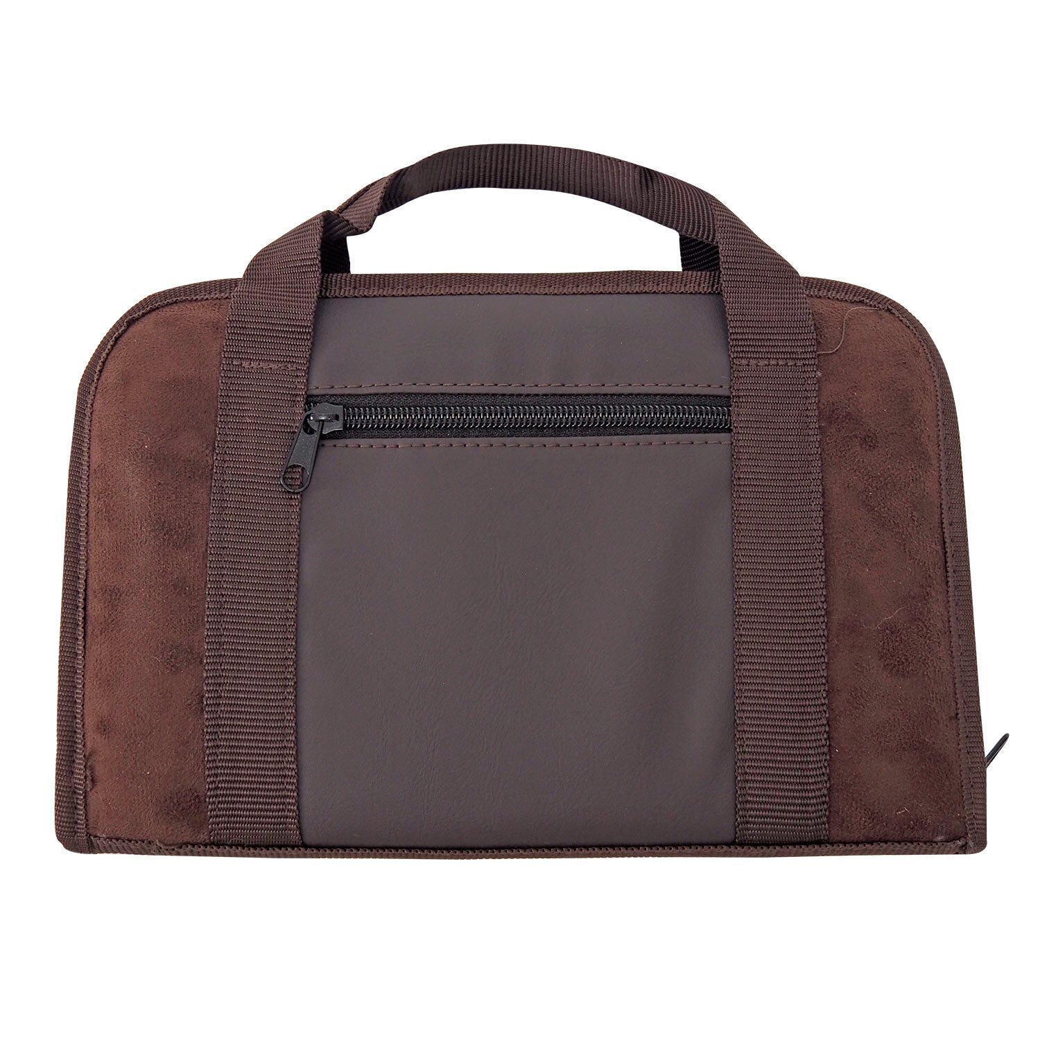 Süet Tabanca Çantası- Kahverengi