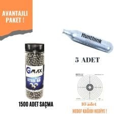 Avantajlı Havalı Tabanca Bb ve CO2 Tüp seti