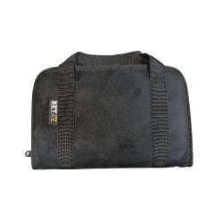 Süet Tabanca Çantası- Siyah