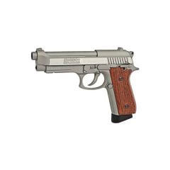 CYBERGUN S. Arms 92 Gümüş C6 4,5MM Havalı Tabanca- Blowback