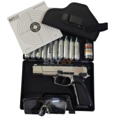Ekol  Es 66 Havalı Tabanca 4.5 mm -Füme Altın İşlemeli