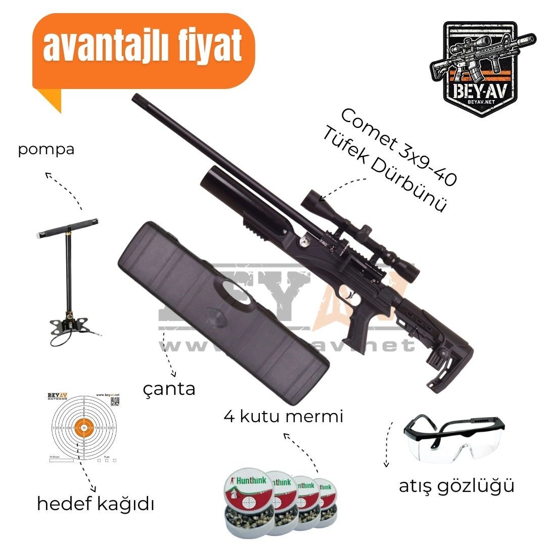 Niksan OZARK-TS PCP Havalı Tüfek 5.5mm Avantajlı Set