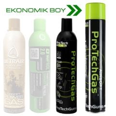 Protech Guns 750ml Airsoft Green Gas Silikonlu PTG1000