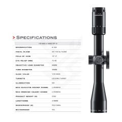 SWAMPDEER MAX 4-16X44 SF GK TÜFEK DÜRBÜNÜ