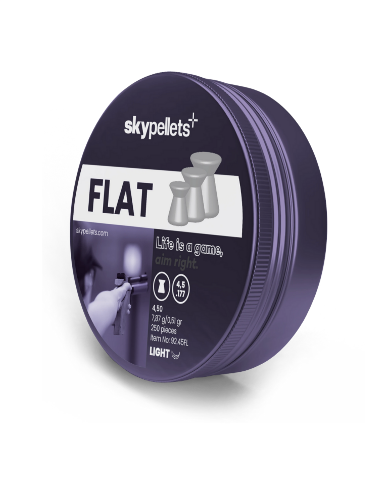 Skypellets Flat Light 4,5mm 7,87 Gr Havalı Saçma Pellet -200 adet
