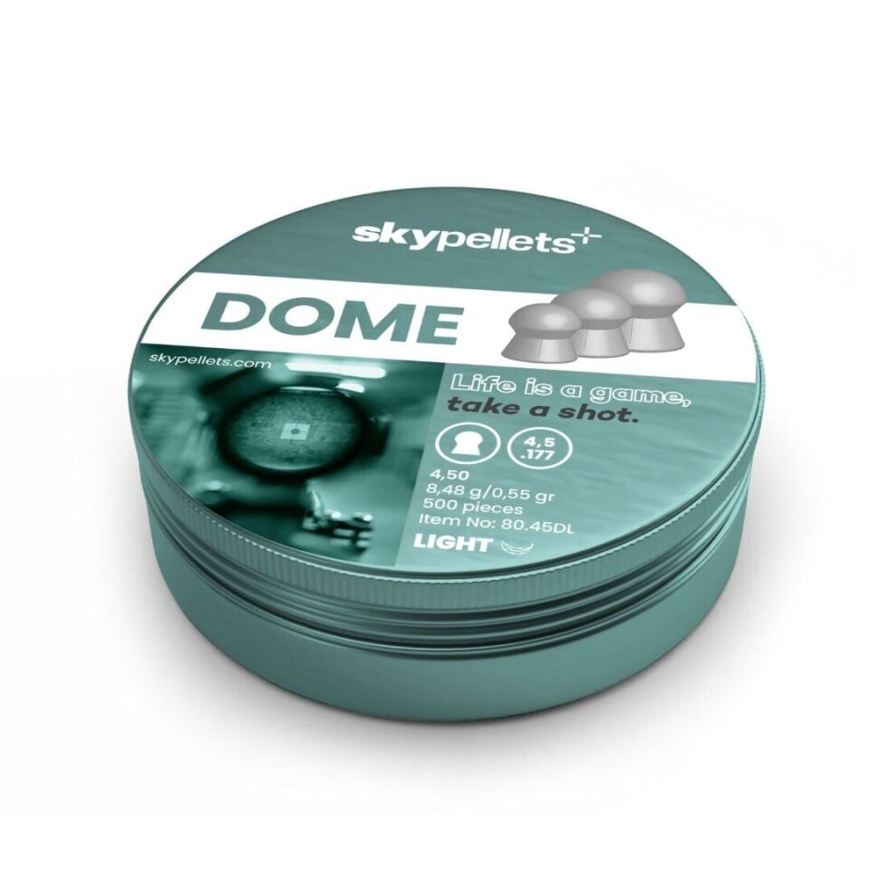 Skypellets Dome Lıght 4,5mm 9,56 g Havalı Saçma Pellet -500