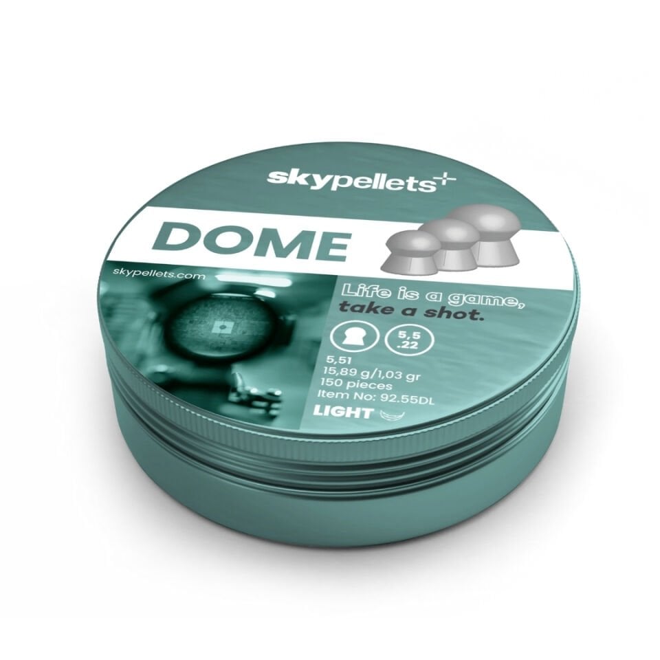 Skypellets Dome Lıght 5,5mm 15,89 g Havalı Saçma Pellet -125