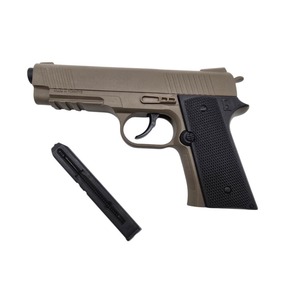 Rubino RBN-1911 Çöl Rengi Co2 4.5mm Havalı Tabanca