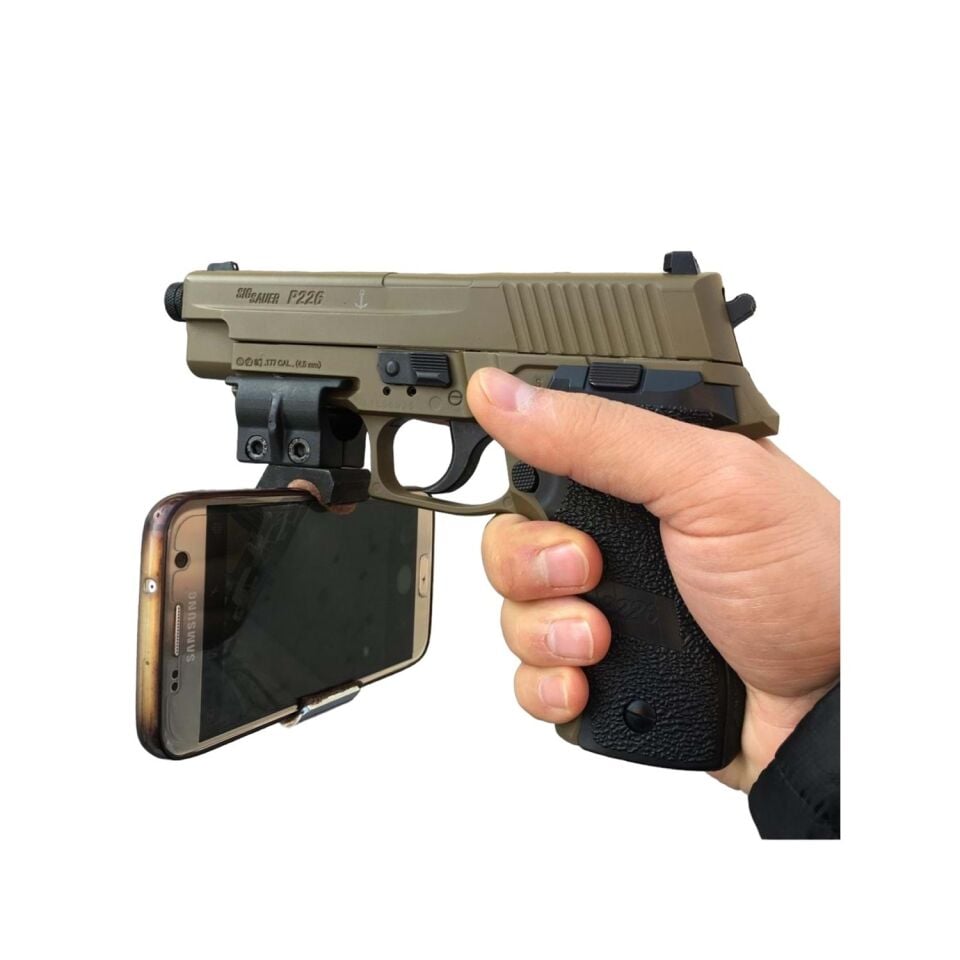 Zeros Trıpot Cep Telefonu Tüfeğe Bağlama Aparatı