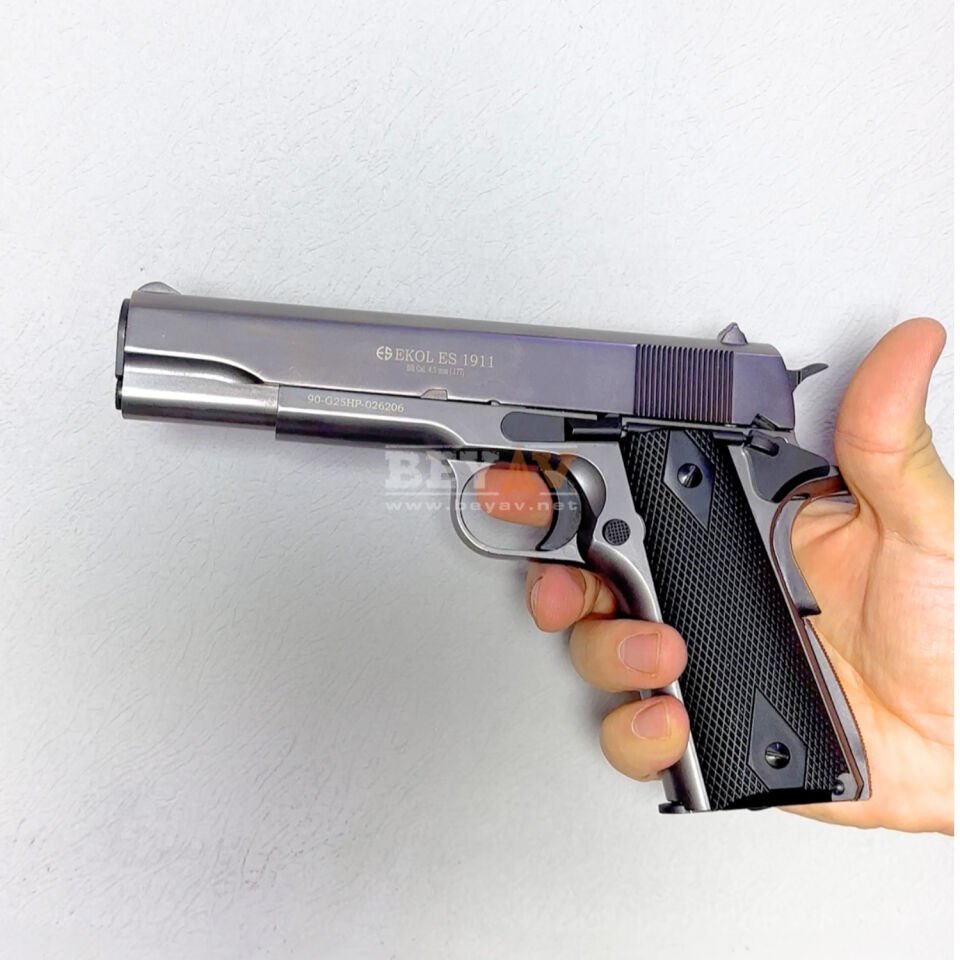 Ekol Es 1911 Colt Blowback Havalı Tabanca -Füme
