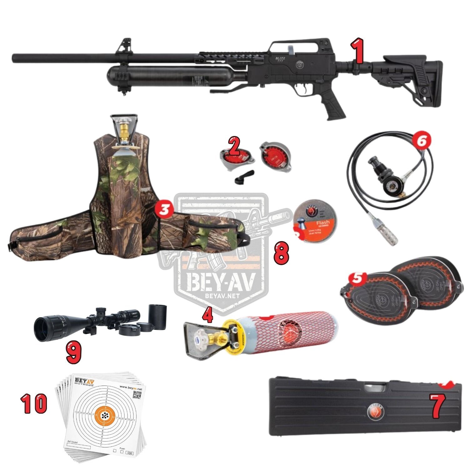 Hatsan Blıtz Full Otamatik Pcp Havalı Tüfek