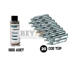 Avantajlı Havalı Tabanca Tüp ve 4.5 mm BB Seti-20 adet