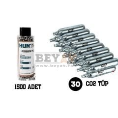 Avantajlı Havalı Tabanca Tüp ve 4.5 mm BB Seti-30 adet