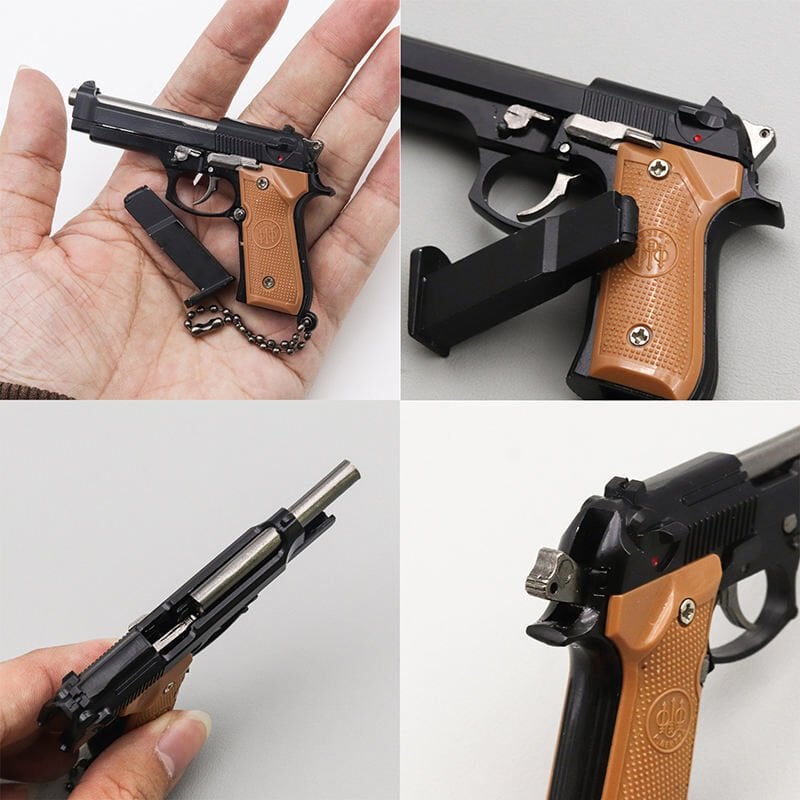 Beretta 92F Metal Mini Tabanca Anahtarlık
