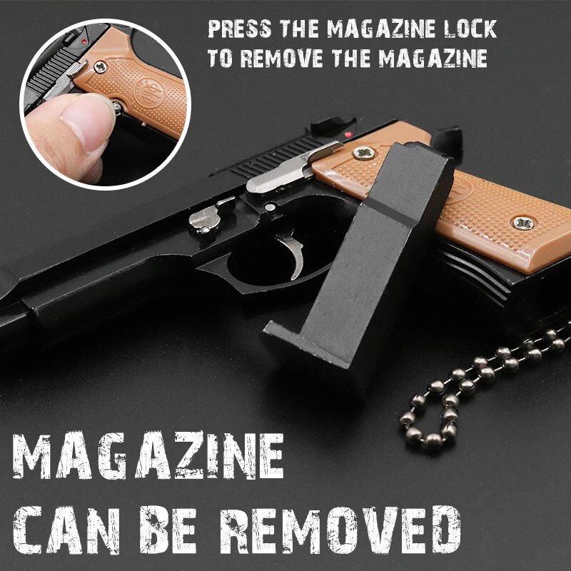 Beretta 92F Metal Mini Tabanca Anahtarlık