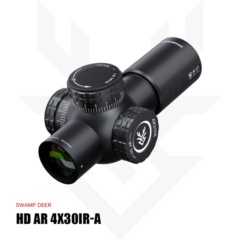 Swampdeer HD AR 4X30 IR-A Sabit 4x Tüfek Dürbünü (SFP)
