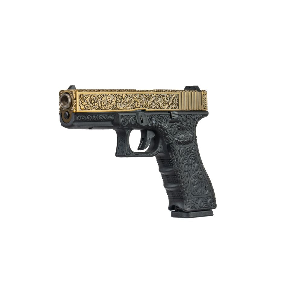 We Glock 17 Ivory Gravürlü Airsoft Tabanca