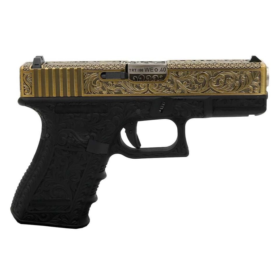 We Glock 19 Ivory Gravürlü Airsoft Tabanca