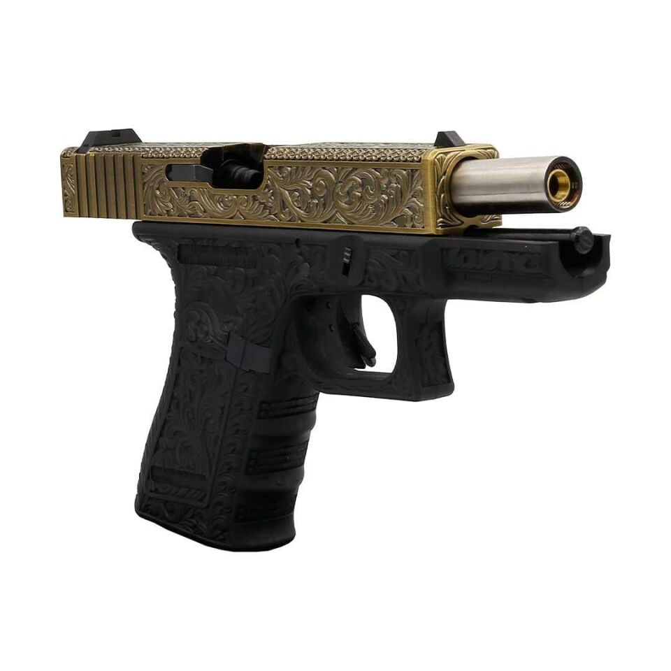 We Glock 19 Ivory Gravürlü Airsoft Tabanca