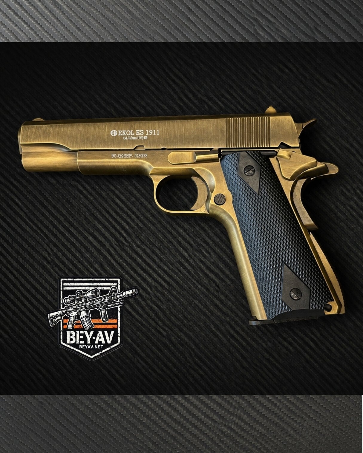 Ekol Es 1911 Colt Blowback Havalı Tabanca -Mat Gold