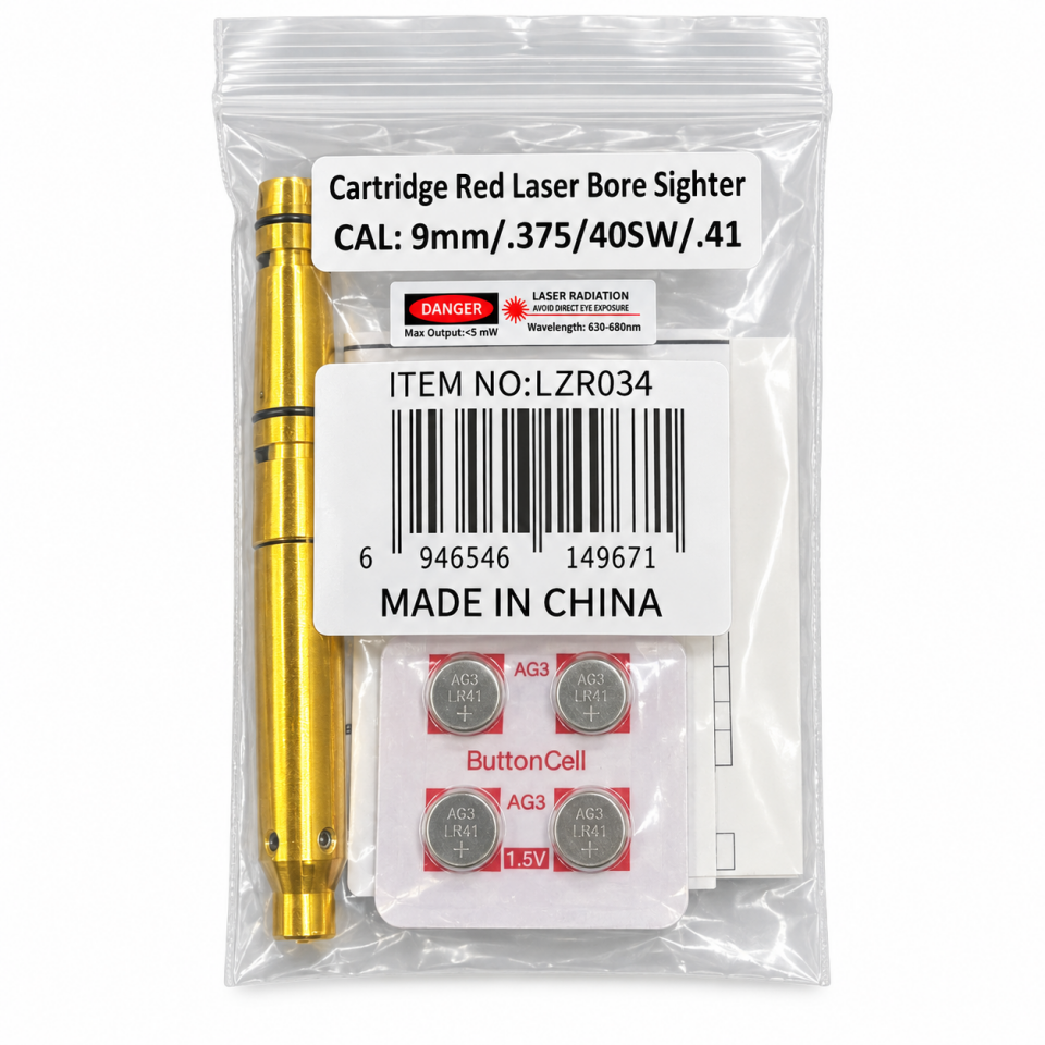 9 mm / .375 / .40 S&W / .41 Lazer Sıfırlama Aparatı