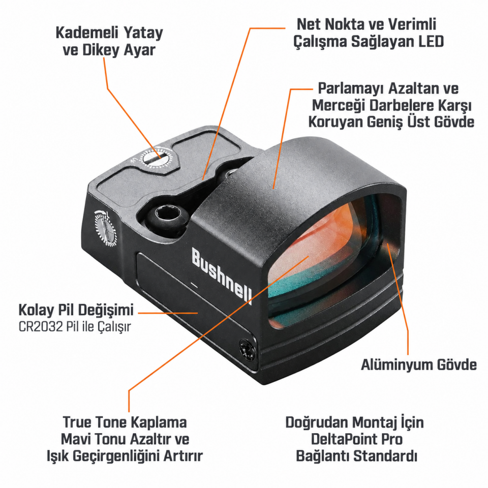 Bushnell RXS-100 1x25 Reflex Red Dot Nişangâh