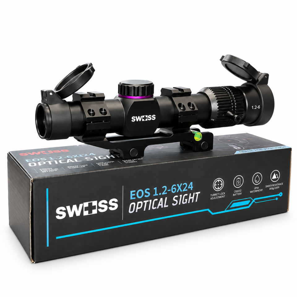 SWISS EOS 1.2–6x24 Tüfek Dürbünü