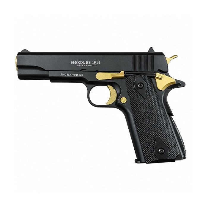 EKOL ES 1911 Siyah Altın Havalı Tabanca-Blowback
